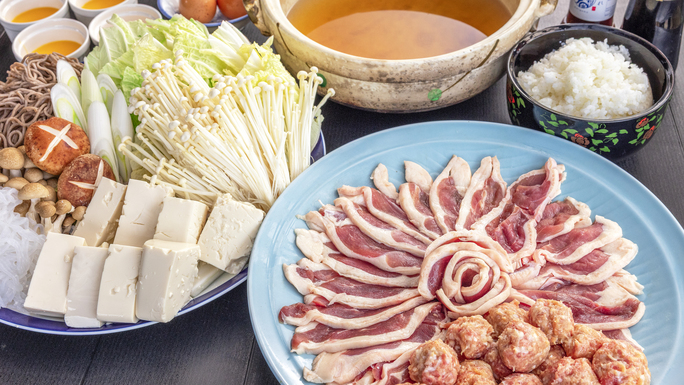 【コテージ秋冬限定・1泊2食】シガリズム体験！選べる夕食★滋賀牛堪能鍋or近江鴨鍋＆朝食焼立てパン♪