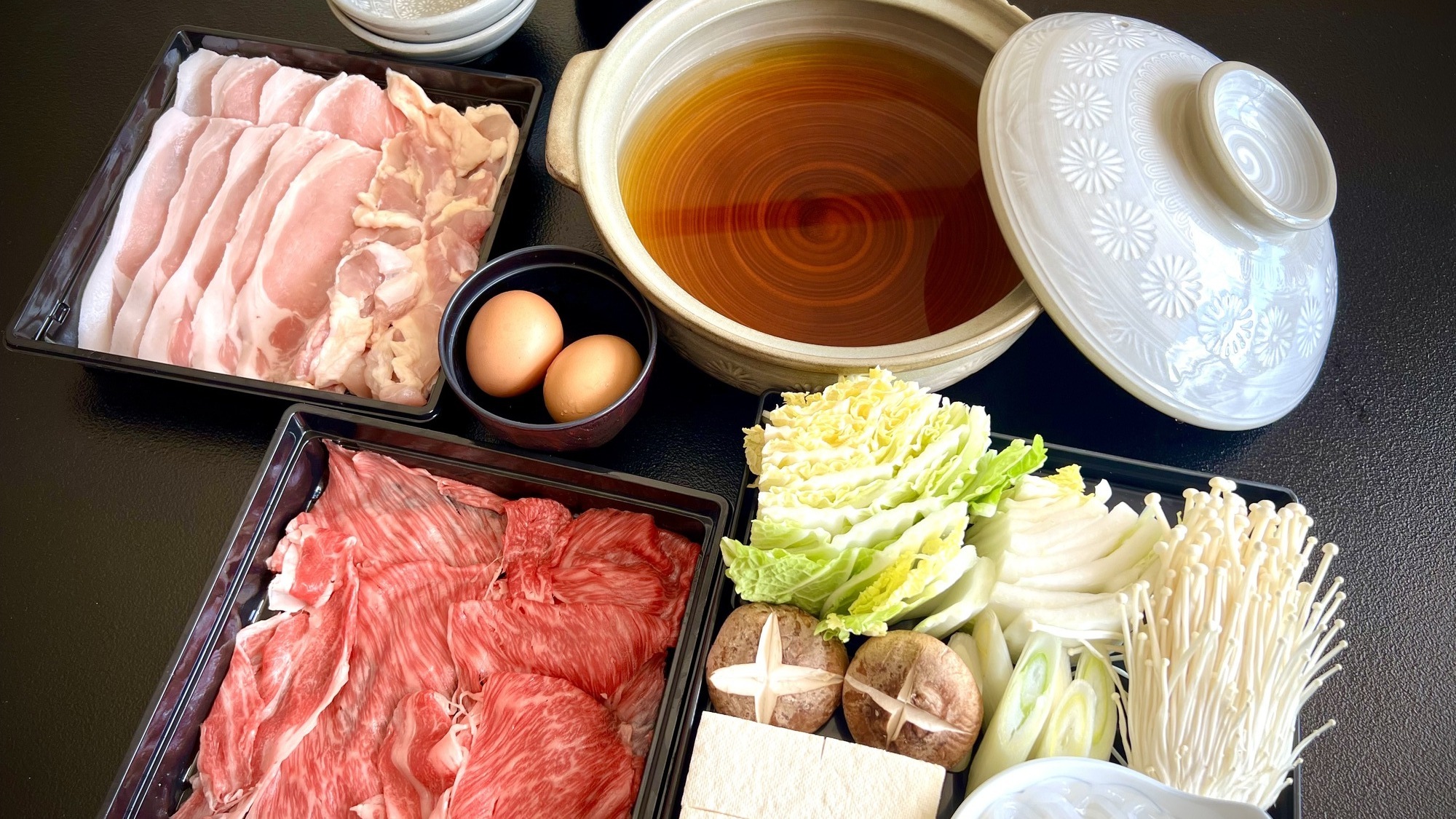 滋賀牛の和風だし鍋