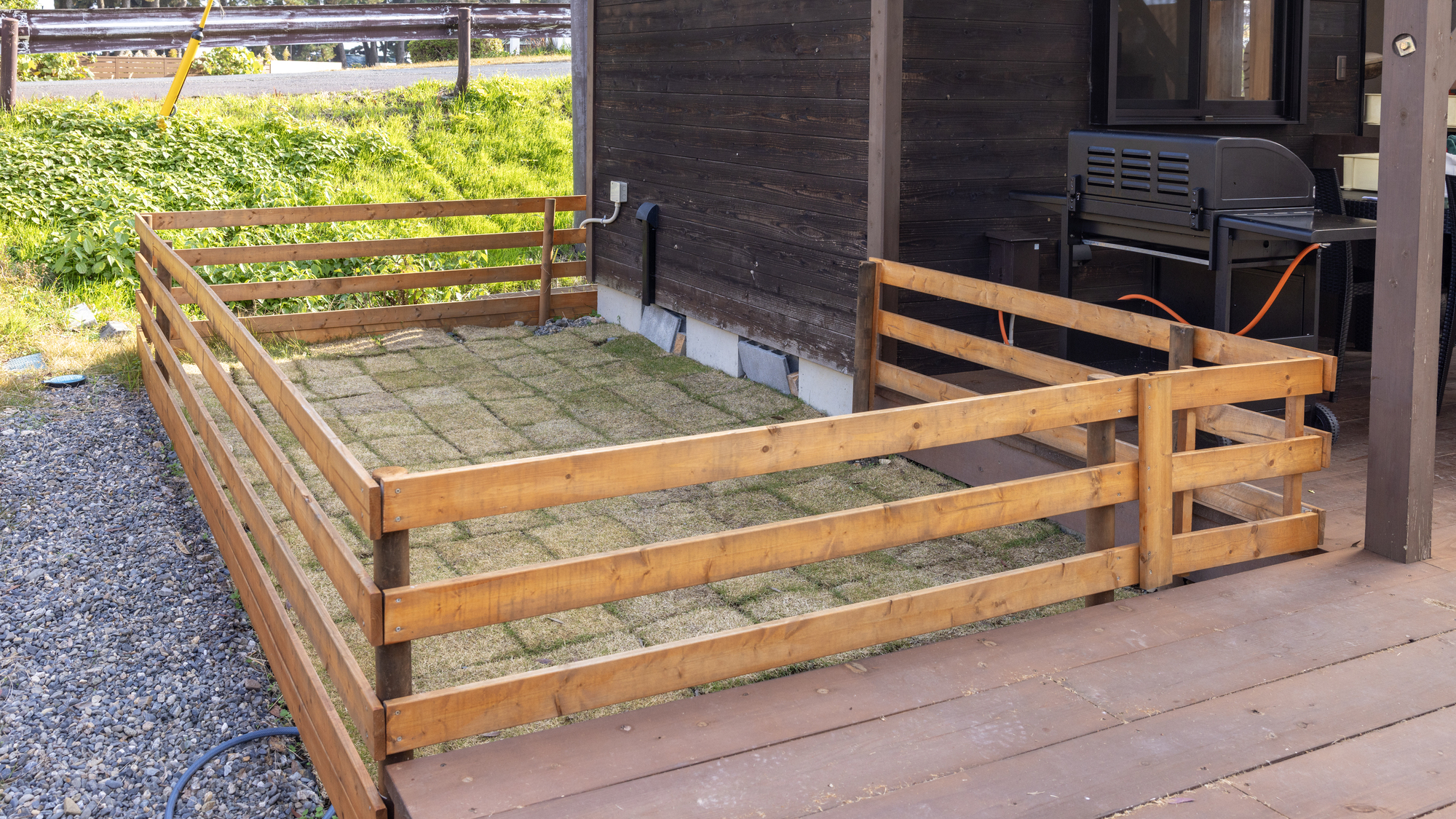 愛犬と一緒に！グランピング棟・専用ドッグラン付き