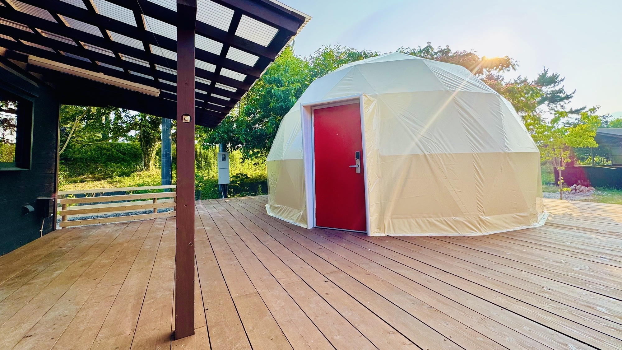 2025年7月NEWOPEN！ドームテント型グランピング【紅葉（モミジ）】