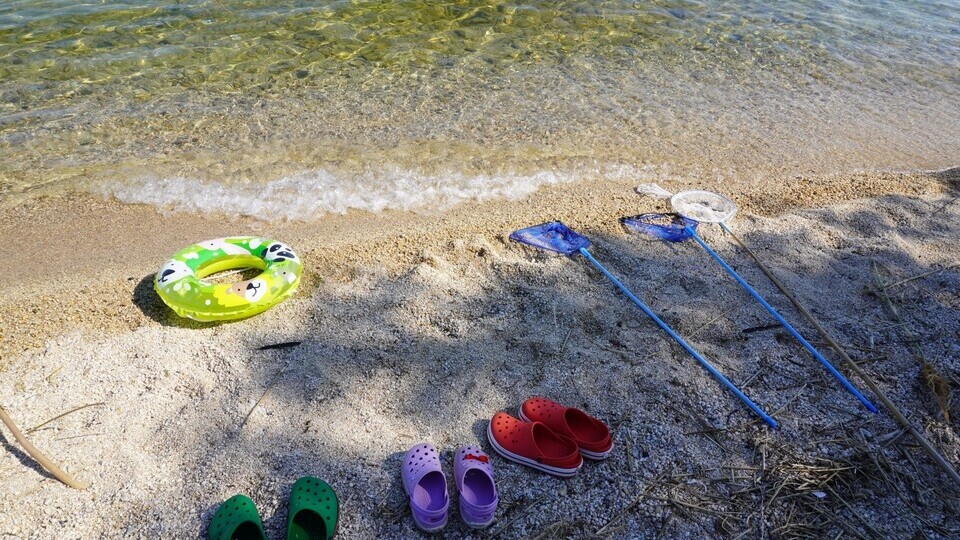 みんなで湖水浴！