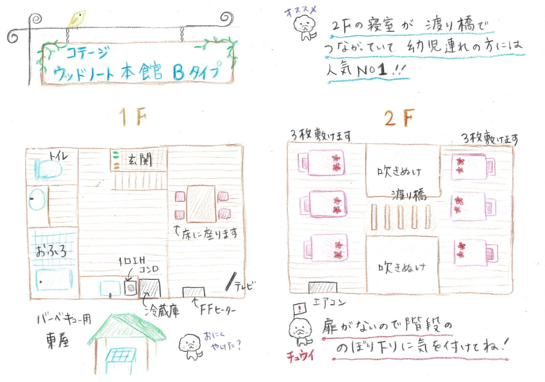 本館Bタイプ間取り図