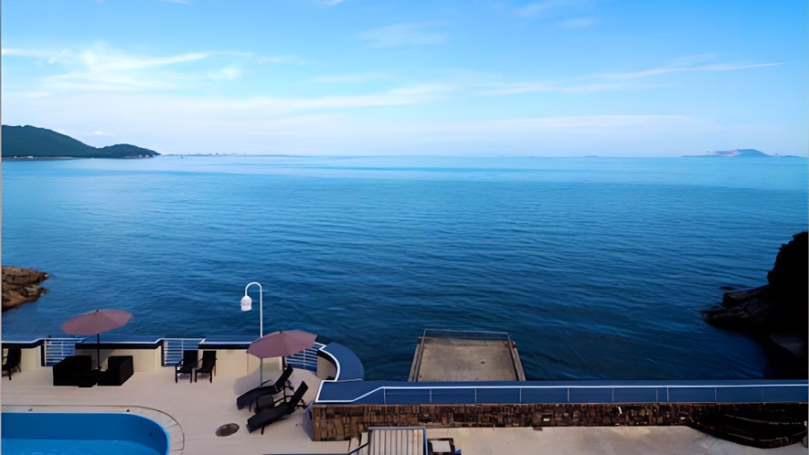 瀬戸内海の絶景を見渡せる客室からの眺め