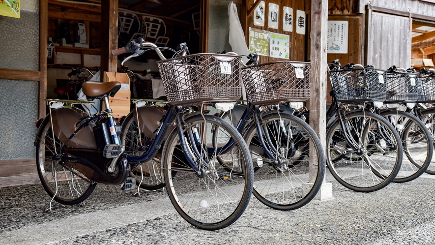 *【レンタサイクル弥七】当館から徒歩約10分。自転車で石見観光をお楽しみください♪