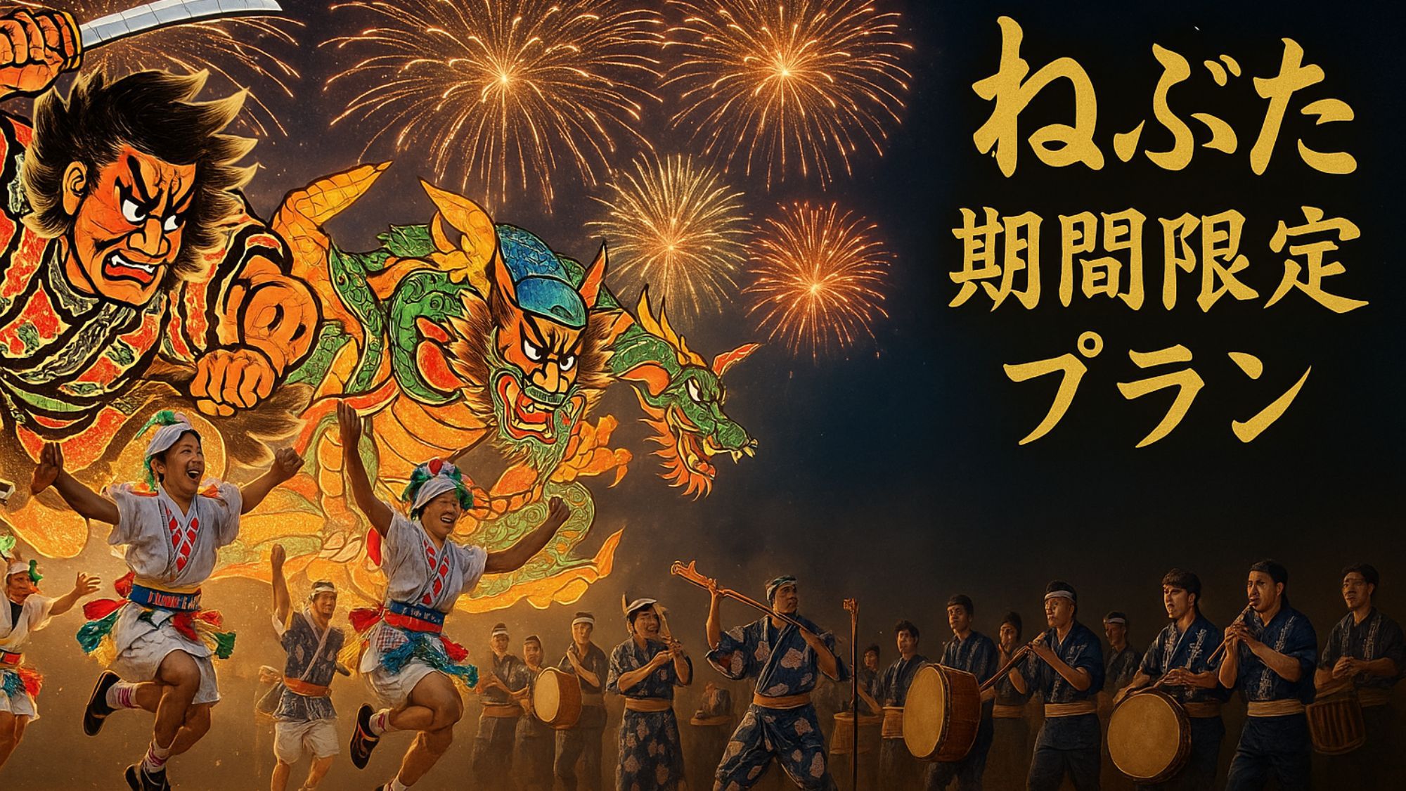 【期間限定】ねぶた祭り満喫プラン＜朝食付＞★チェックイン20時まで★送迎なし
