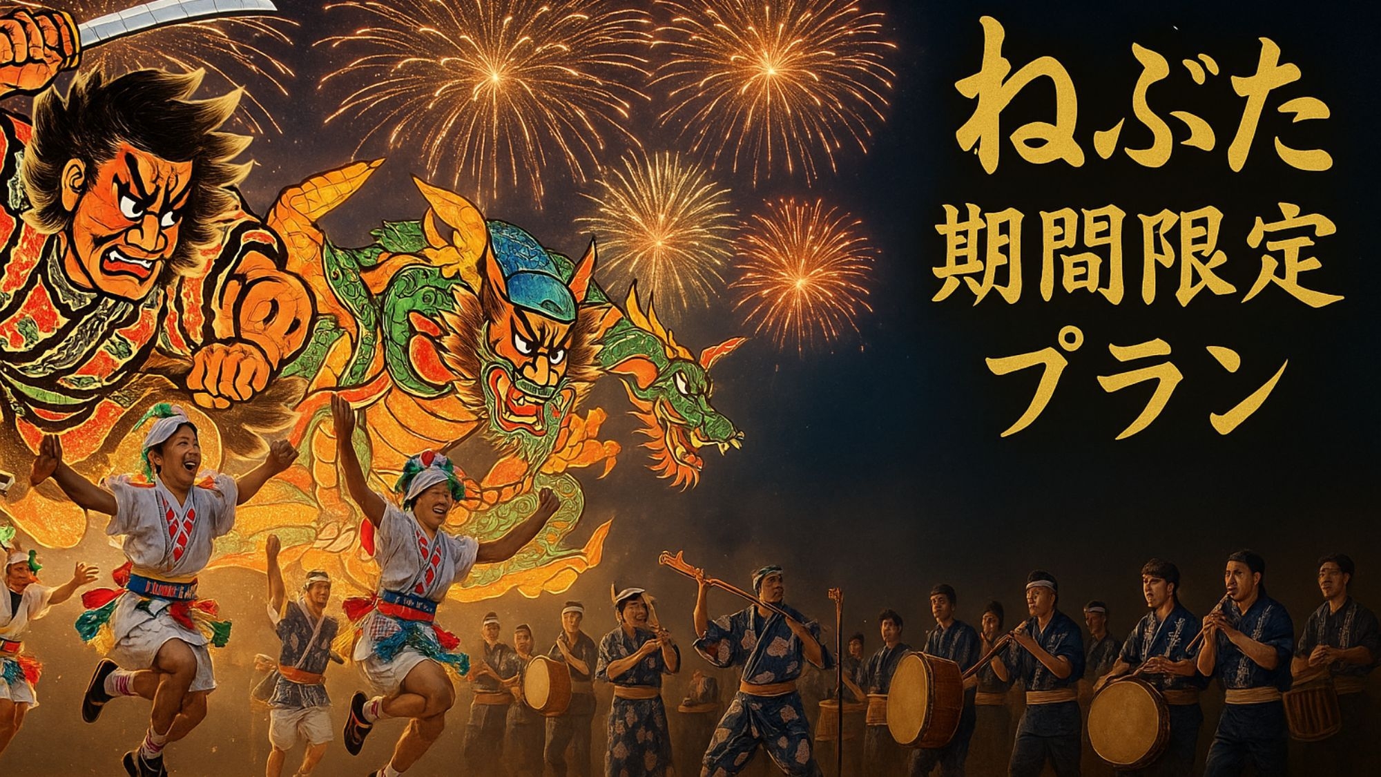 【期間限定】ねぶた祭り満喫プラン＜朝食付＞★チェックイン20時まで★送迎なし