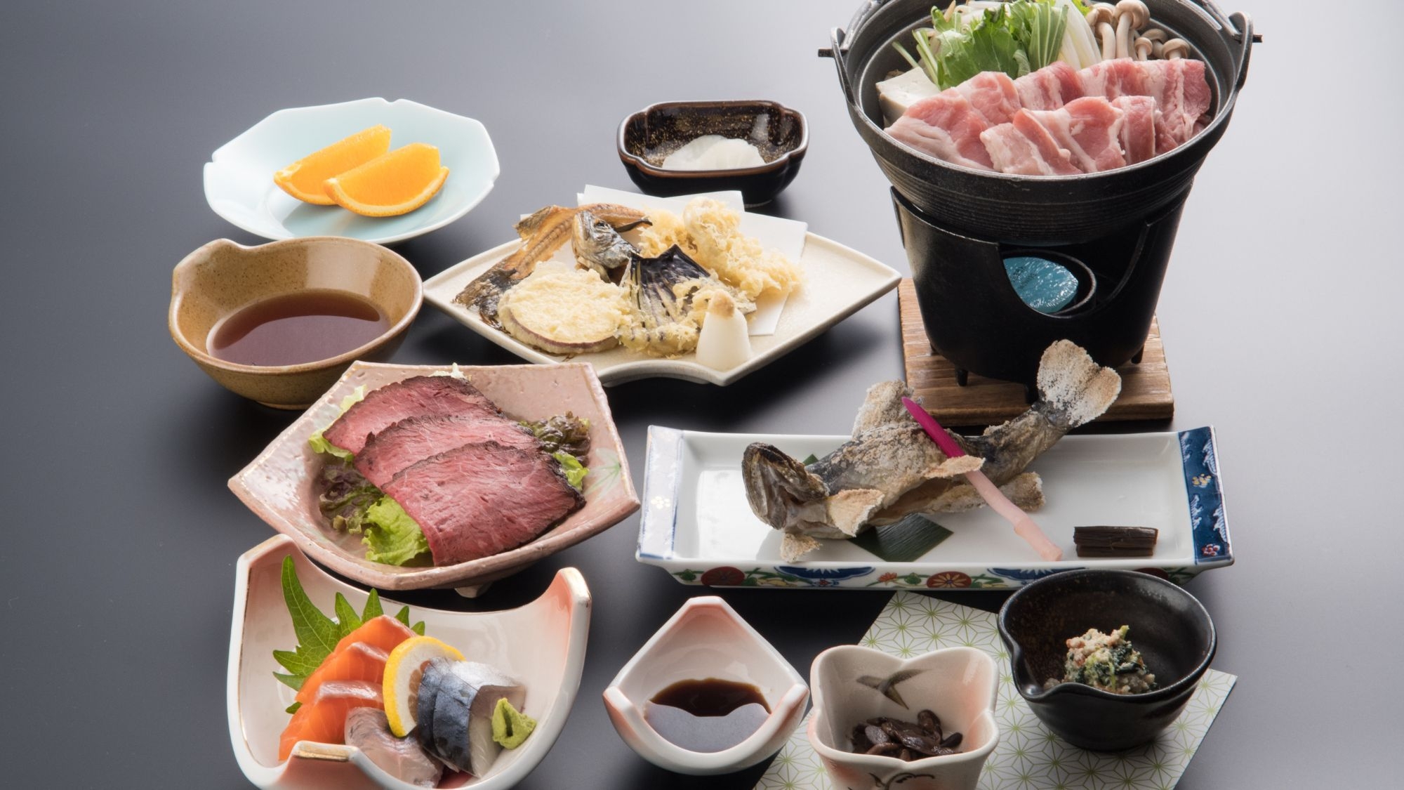 【２食付・高田大岳プラン】ちょっと贅沢な夕食と、のんびり温泉で気軽にごほうび旅