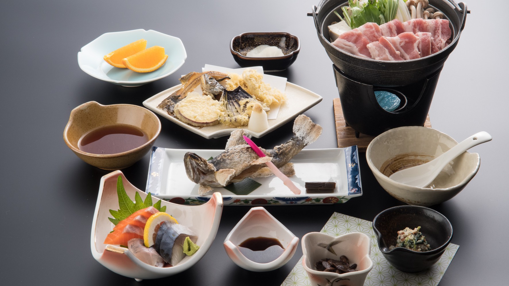 【２食付・高田大岳プラン】ちょっと贅沢な夕食と、のんびり温泉で気軽にごほうび旅