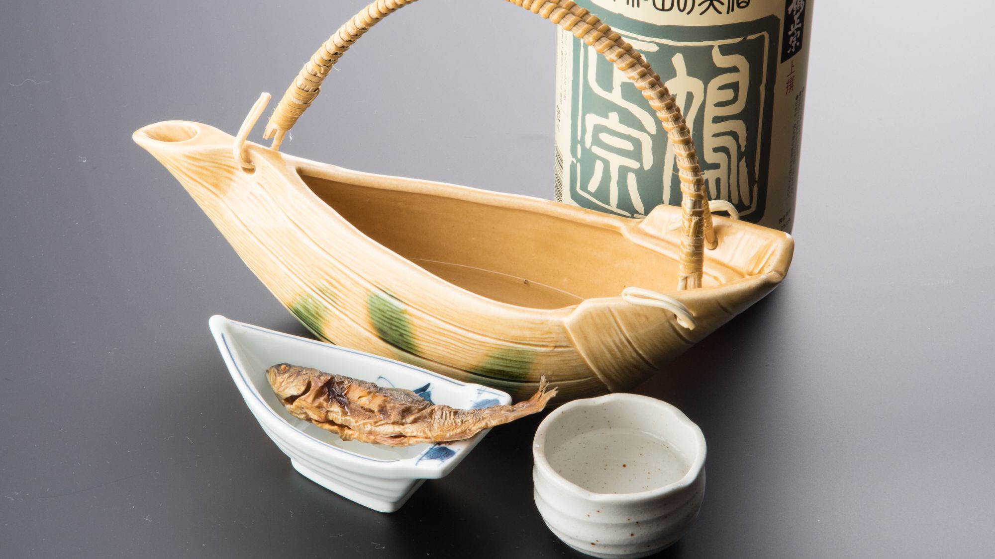 【イワナの骨酒】