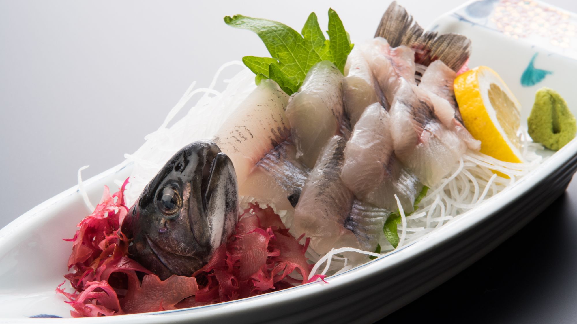 【夕食/イワナお造り】