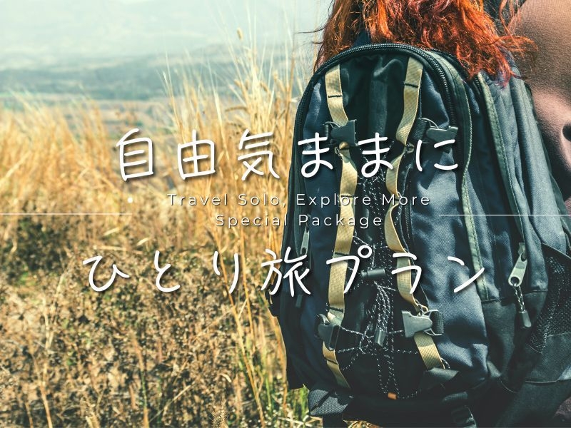 【素泊まり】2025ひとり旅を応援！自由気ままにひとり旅プラン