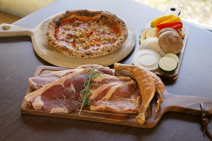 ペットと泊まれるPIZZA＆BBQ1泊2食プラン■1泊2食付■【部屋食】2025.4〜