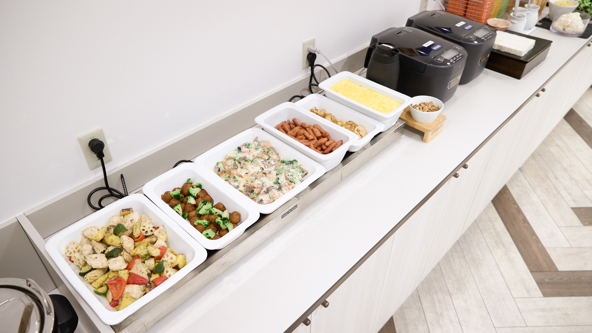 【無料朝食サービス】バランスを意識したメニュー