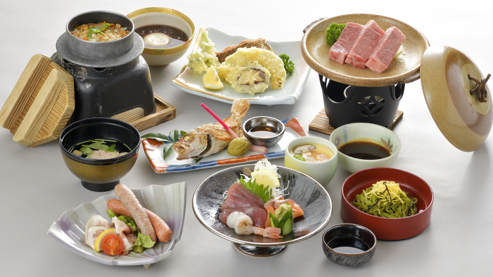 【山陰のごちそう御膳】島根和牛や石見ポーク◇のんびり旅でプチ贅沢＜無料朝食サービス＞平日宿泊