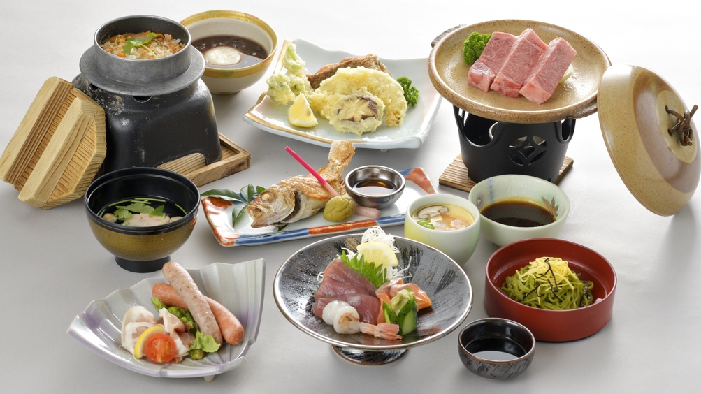 【山陰のごちそう御膳】島根和牛や石見ポーク◇のんびり旅でプチ贅沢＜無料朝食サービス＞平日宿泊