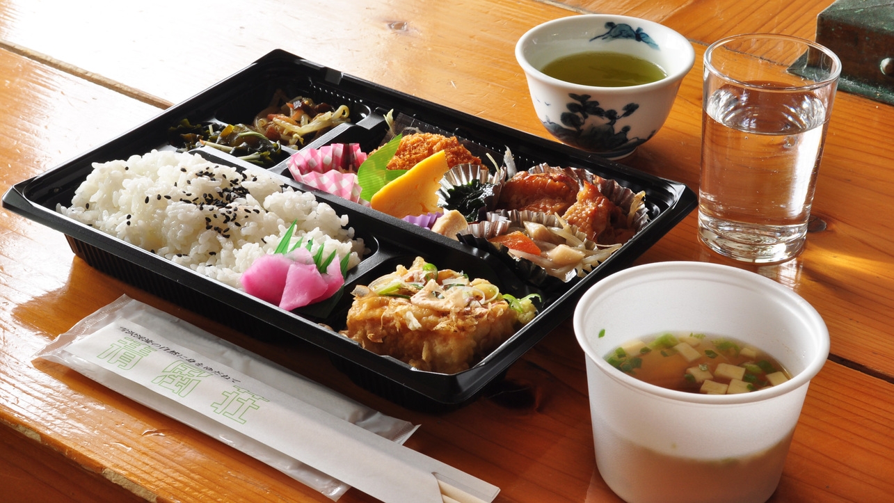 【ビジネス向け仕出し弁当2食付】夕食のお弁当はお部屋でどうぞ＆仕事の疲れは温泉で癒す♪