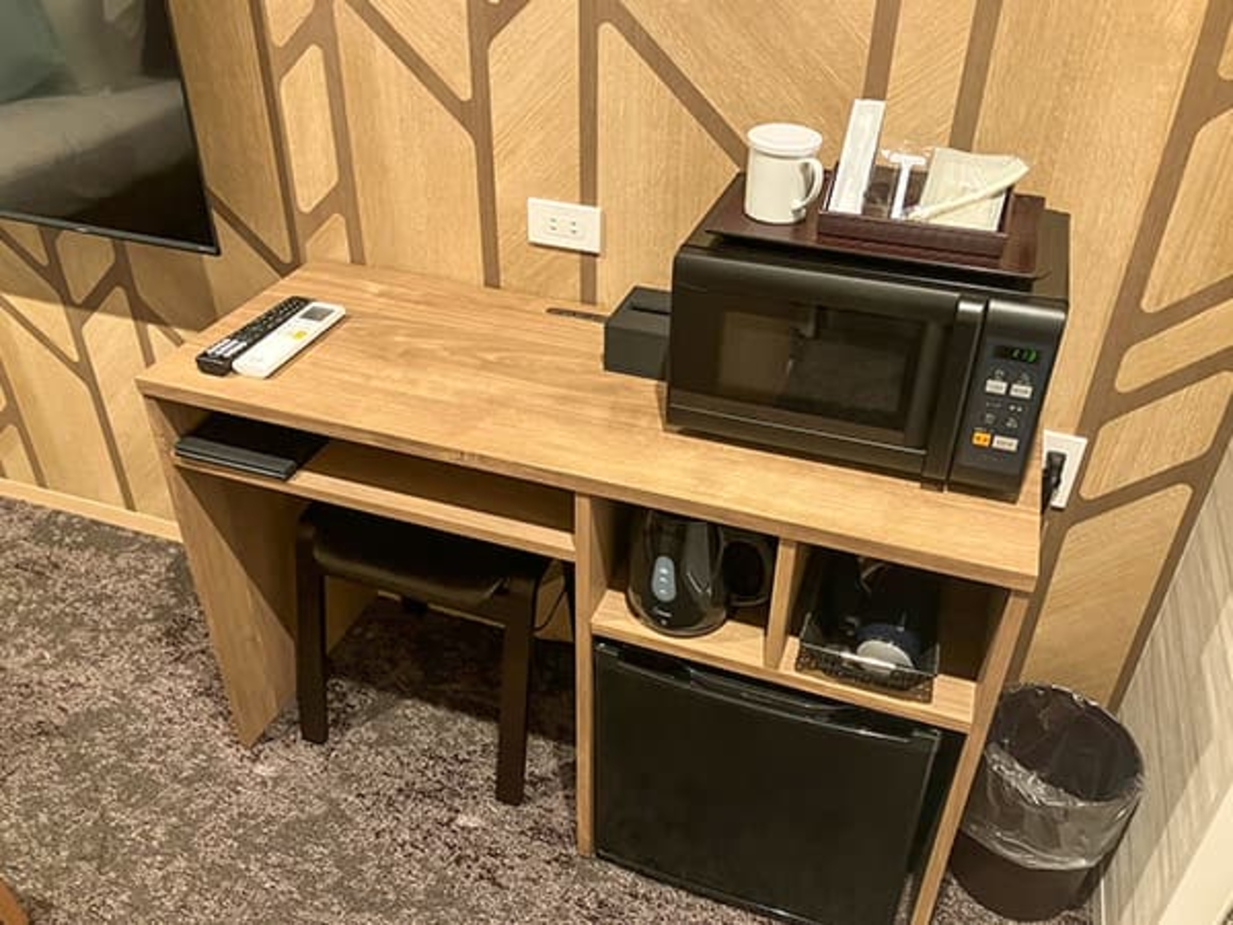 【コンテナルーム】電子レンジ・冷凍冷蔵庫完備