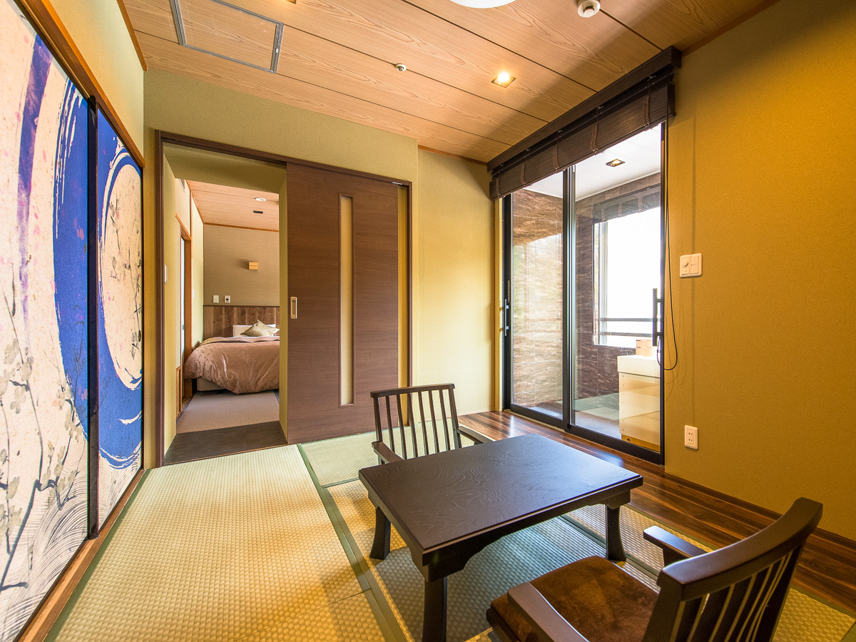 【和モダンJrスイート】40平米＋専用テラス6平米　露天風呂