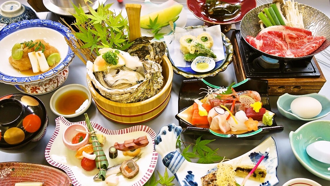 旬の海の幸と美味いすき焼きで決まり！（写真は一例です）