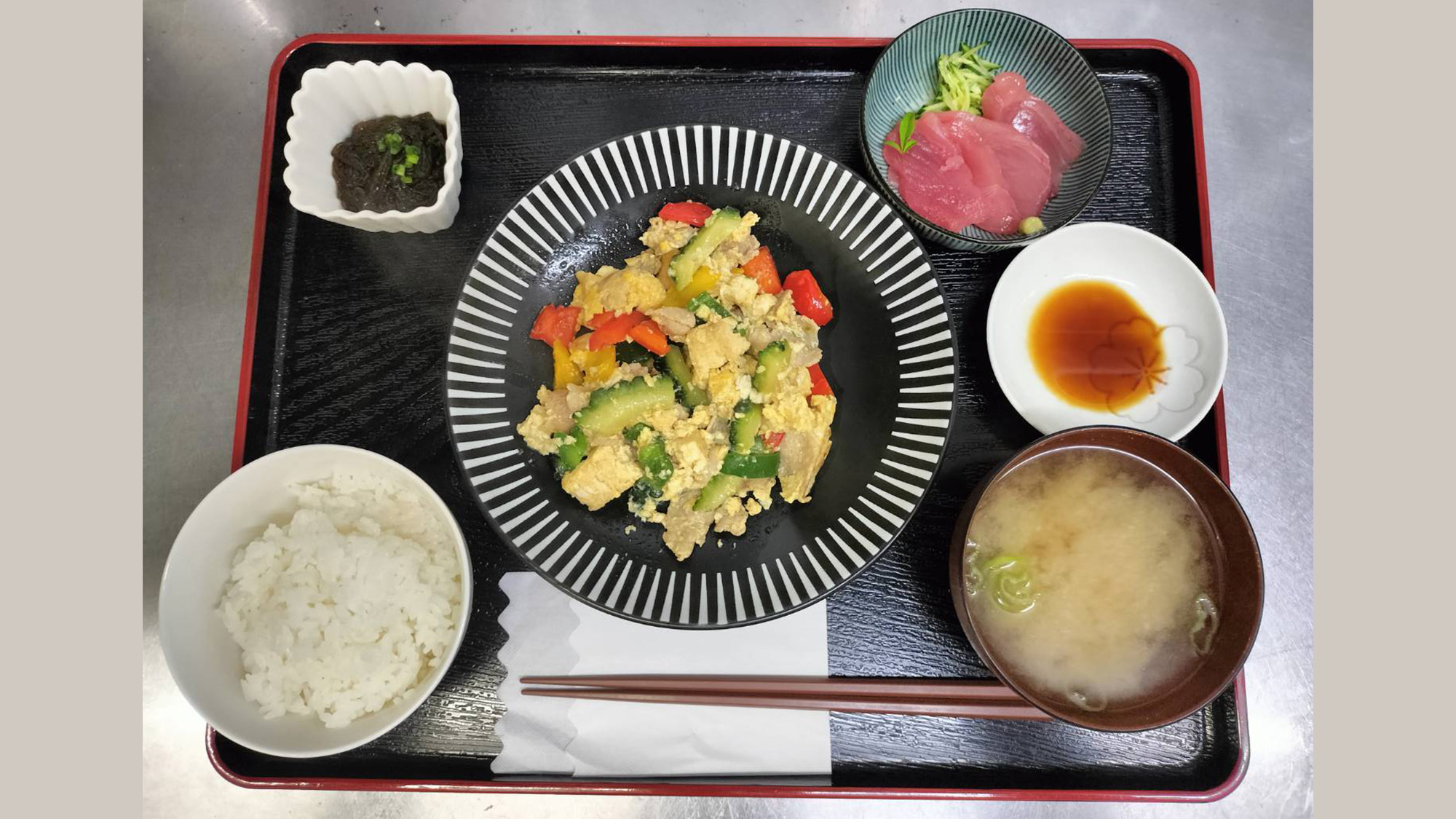 シェフの日替わり夜定食(一例)