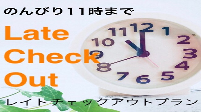 11時チェックアウトプラン