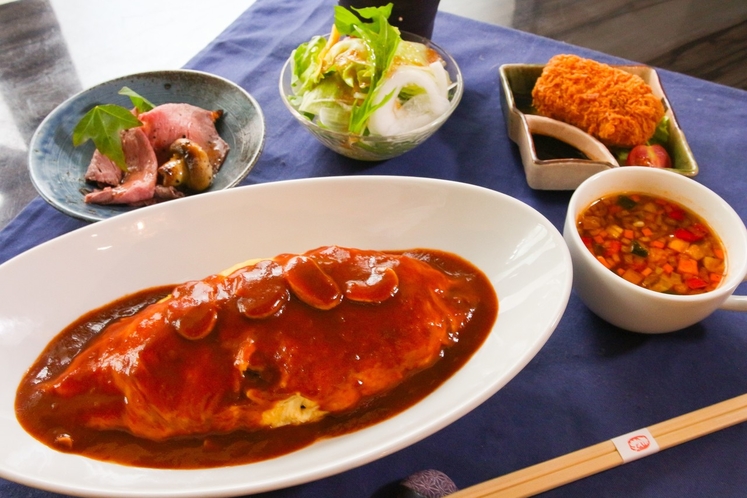 神戸グリル異人館オムライスセット