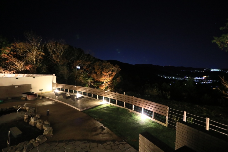 露天風呂からの夜景