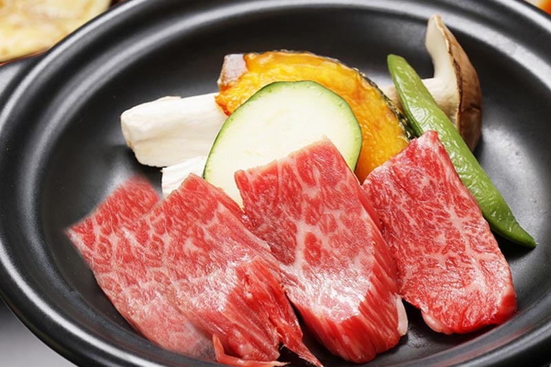【2食付】夏の料理長おすすめ会席プラン「鹿児島県産黒毛和牛の陶板焼きコース」