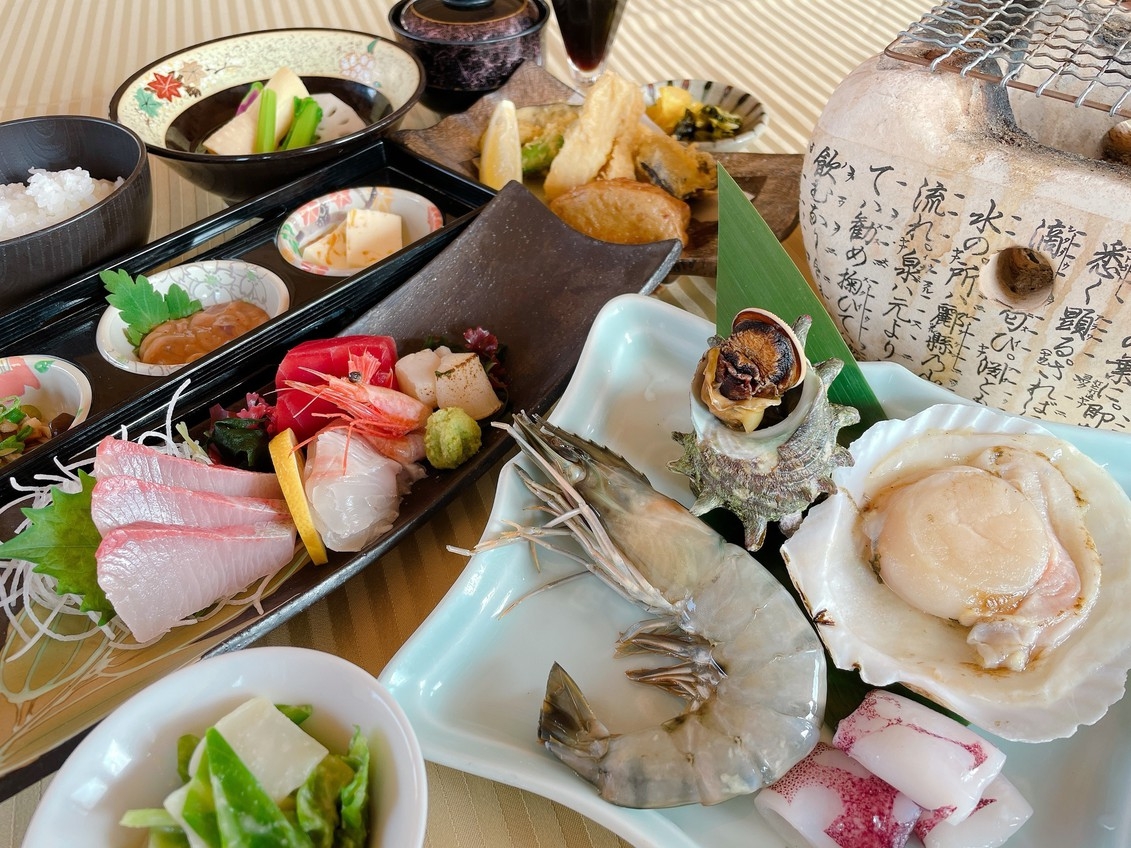【プロ野球秋季キャンプ応援】ワンドリンク特典付！「海鮮焼き」コース＜2食付＞