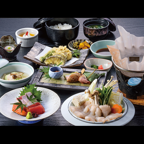 【2食付】夏の料理長おすすめ会席プラン「鱧（はも）のしゃぶしゃぶコース」