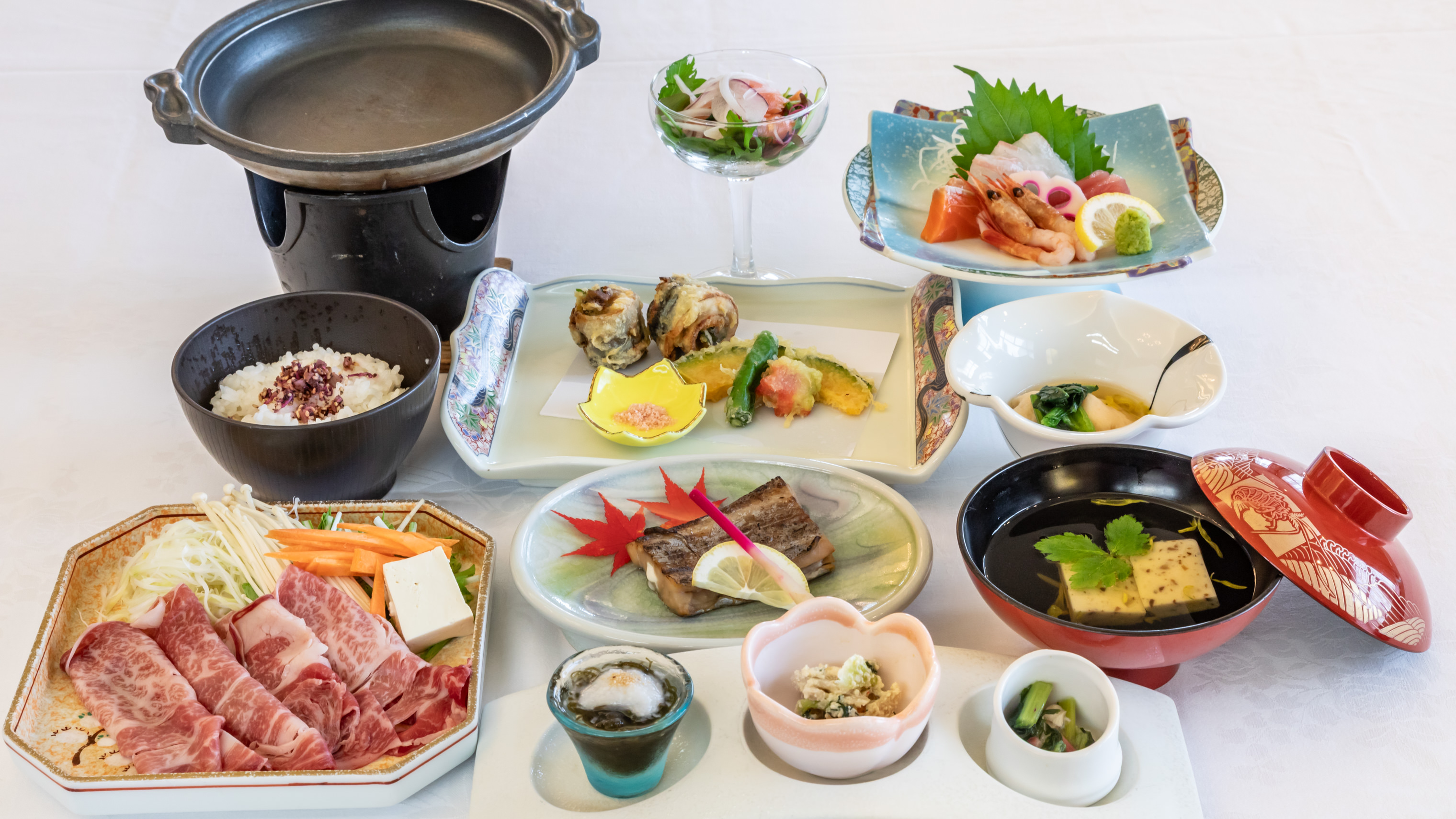 鹿児島県産黒毛和牛の焼きしゃぶ