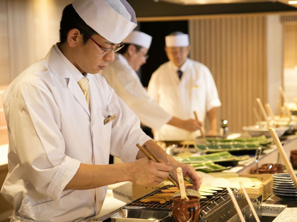 【90日前早期割引・夕朝食付】ライブ割烹ブッフェ　〜お早目のご予約でお得に〜