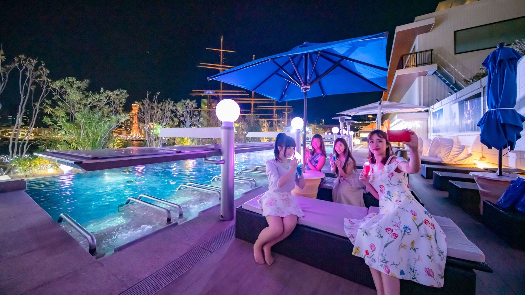 【夏を愉しむ特典付】プール＆選べる「ふわこおり」付きプラン　〜都会の温泉リゾートで大人の夏休み〜