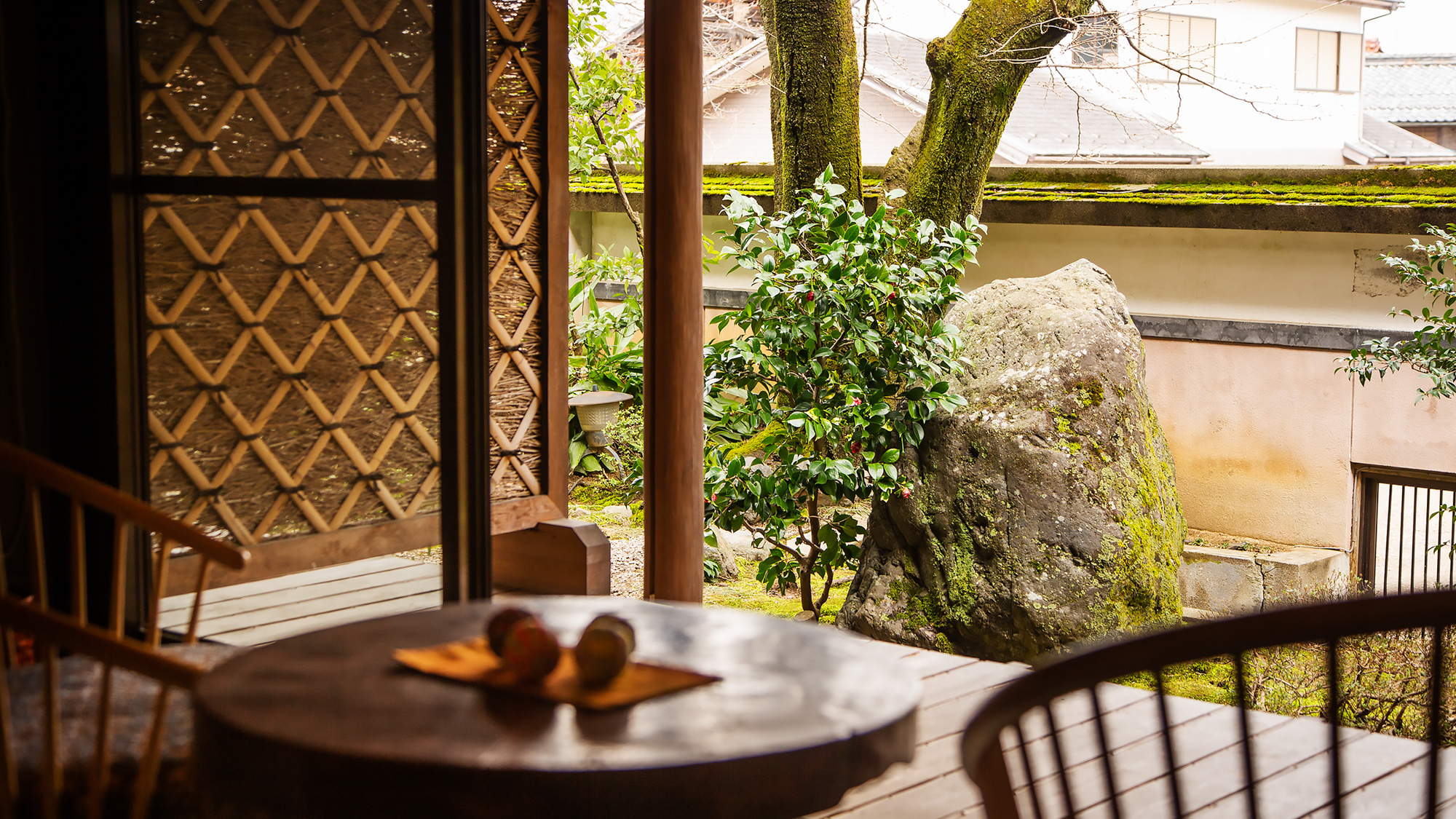 【恵方-ehou-】部屋からの庭園の眺め