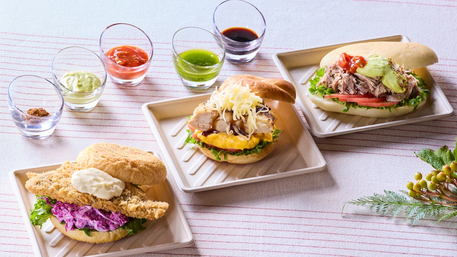 【ご朝食】自由に組み合わせ、自分だけのスタイルで楽しむ軽朝食。
