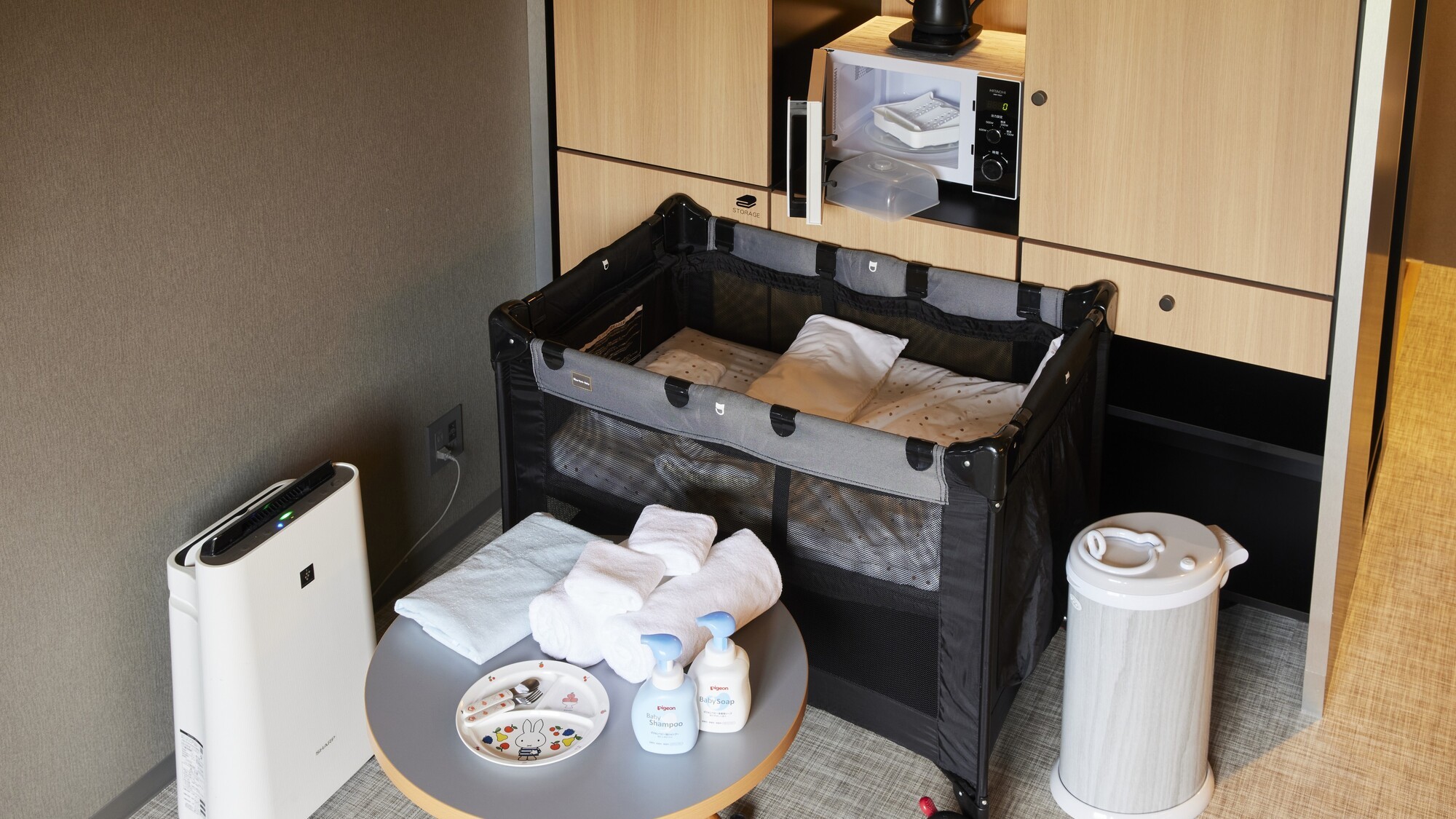 【貸出品】小さなお子様向けの嬉しいアイテムをご用意しております。（要予約）