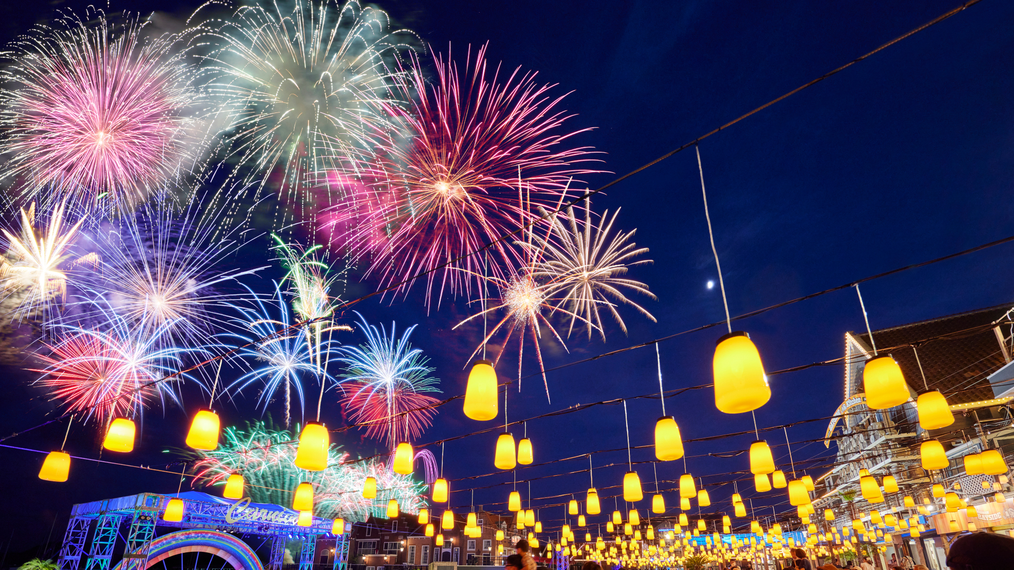 ハウステンボスの夏の1日を締めくくるサマーナイト花火（※イメージ）