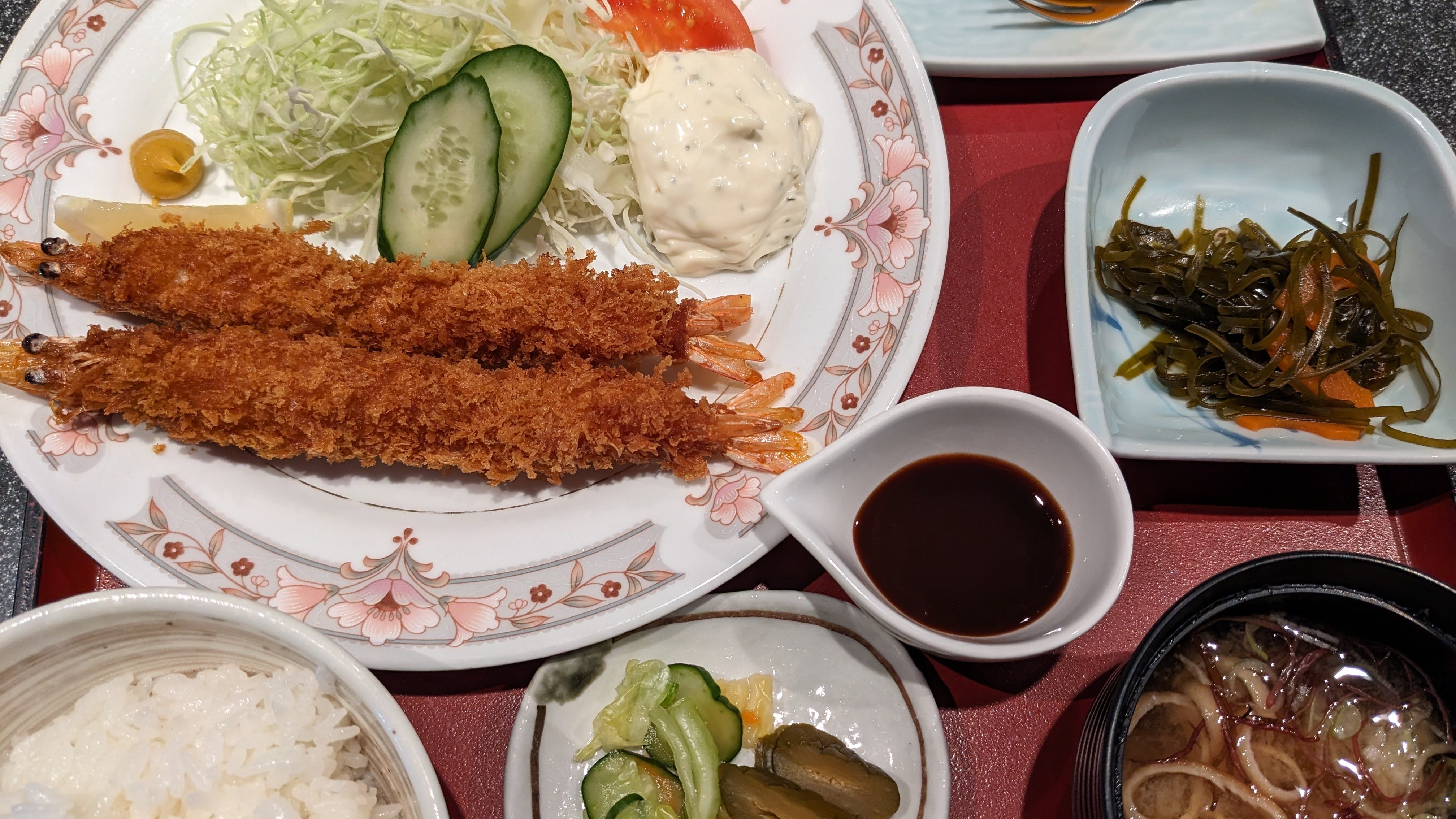 海老フライ定食