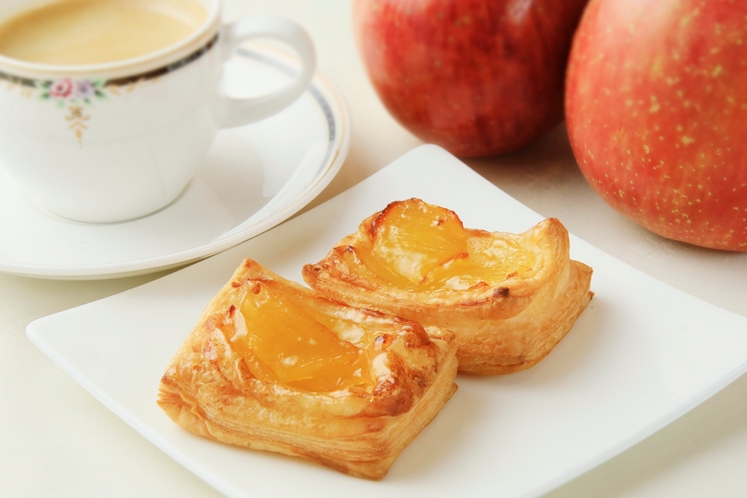 ◆朝食　アップルパイとコーヒー※イメージ