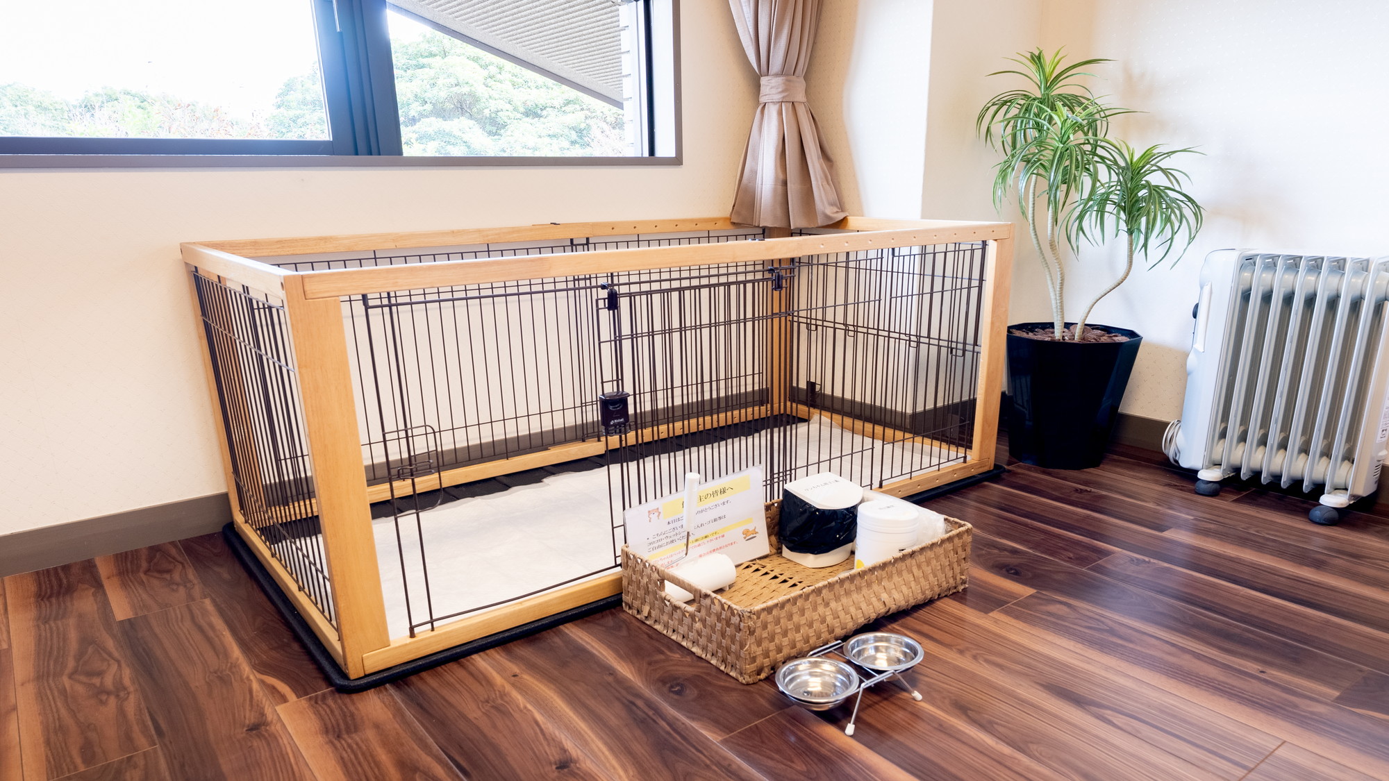 ペット同伴可【和モダンコーナー洋室】３０平米　海側ビュー