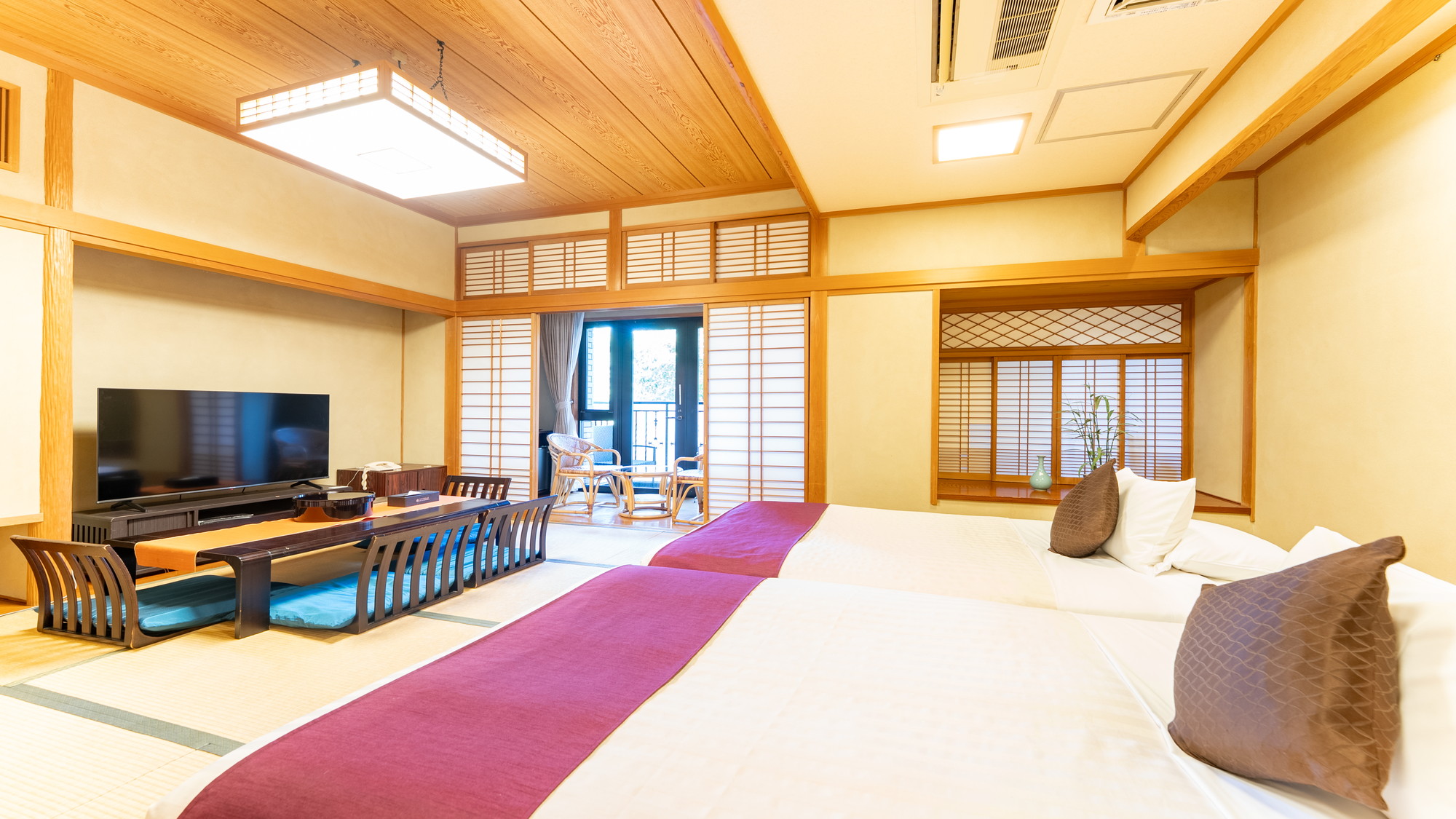 【和美麗ジュニアスイート】４５平米　客室露天風呂【喫煙可】