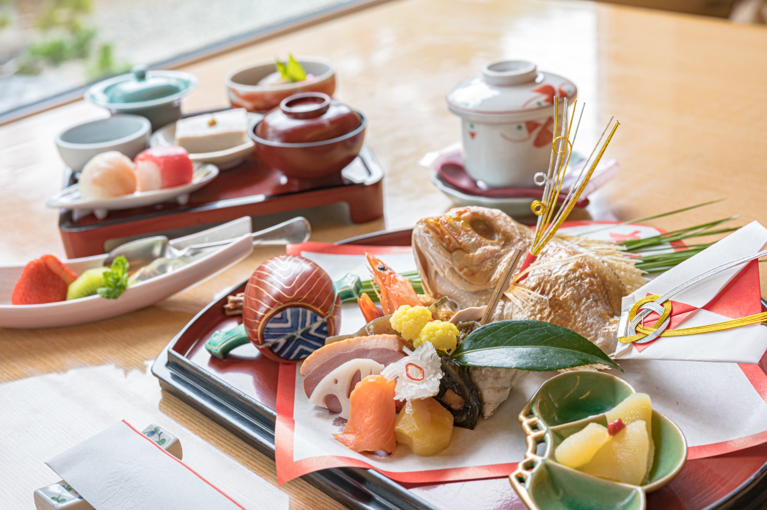 伊豆の旬食材を使用　〜和を中心とした体にやさしい膳朝食〜