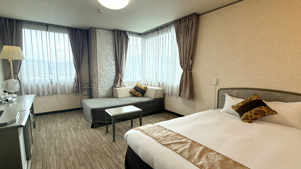 ◇禁煙◇ダブルルーム【ベッド幅140cm1台】