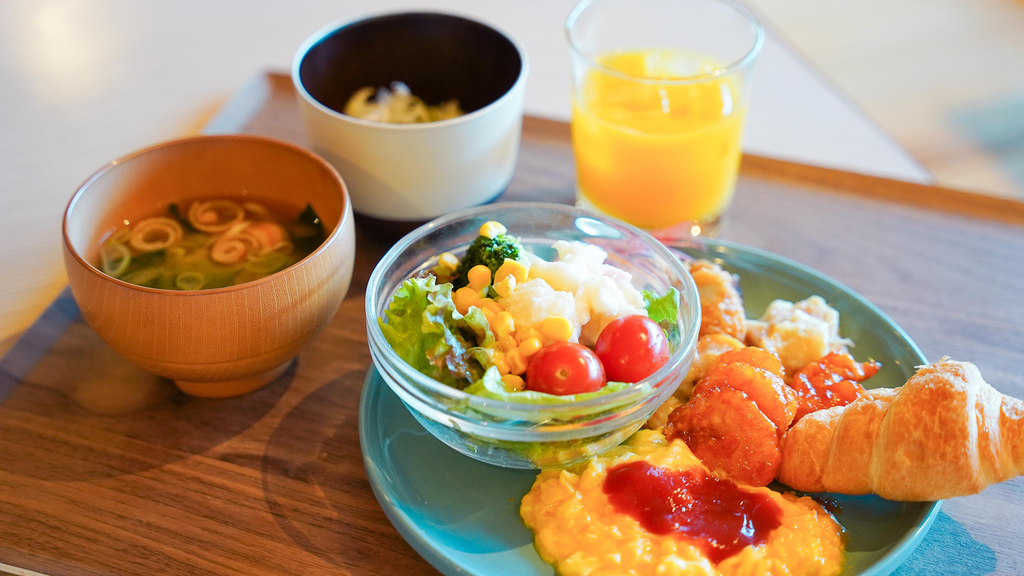 【朝食イメージ】盛り付け一例