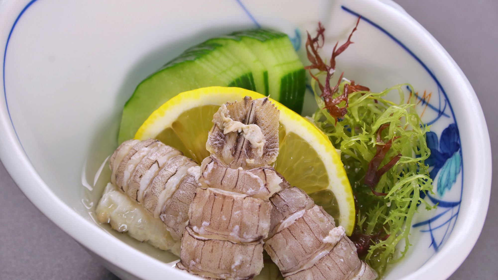 【春料理】天然虎魚プラン_寄島蝦姑の酢の物