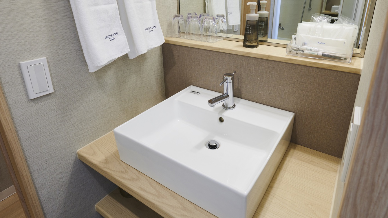 モデレートツイン24平米／バストイレ洗面台セパレートの洗面台