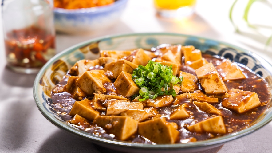 【朝食ビュッフェ（一例）】日替わりで中華料理も！程よい辛さにシビれる麻婆豆腐