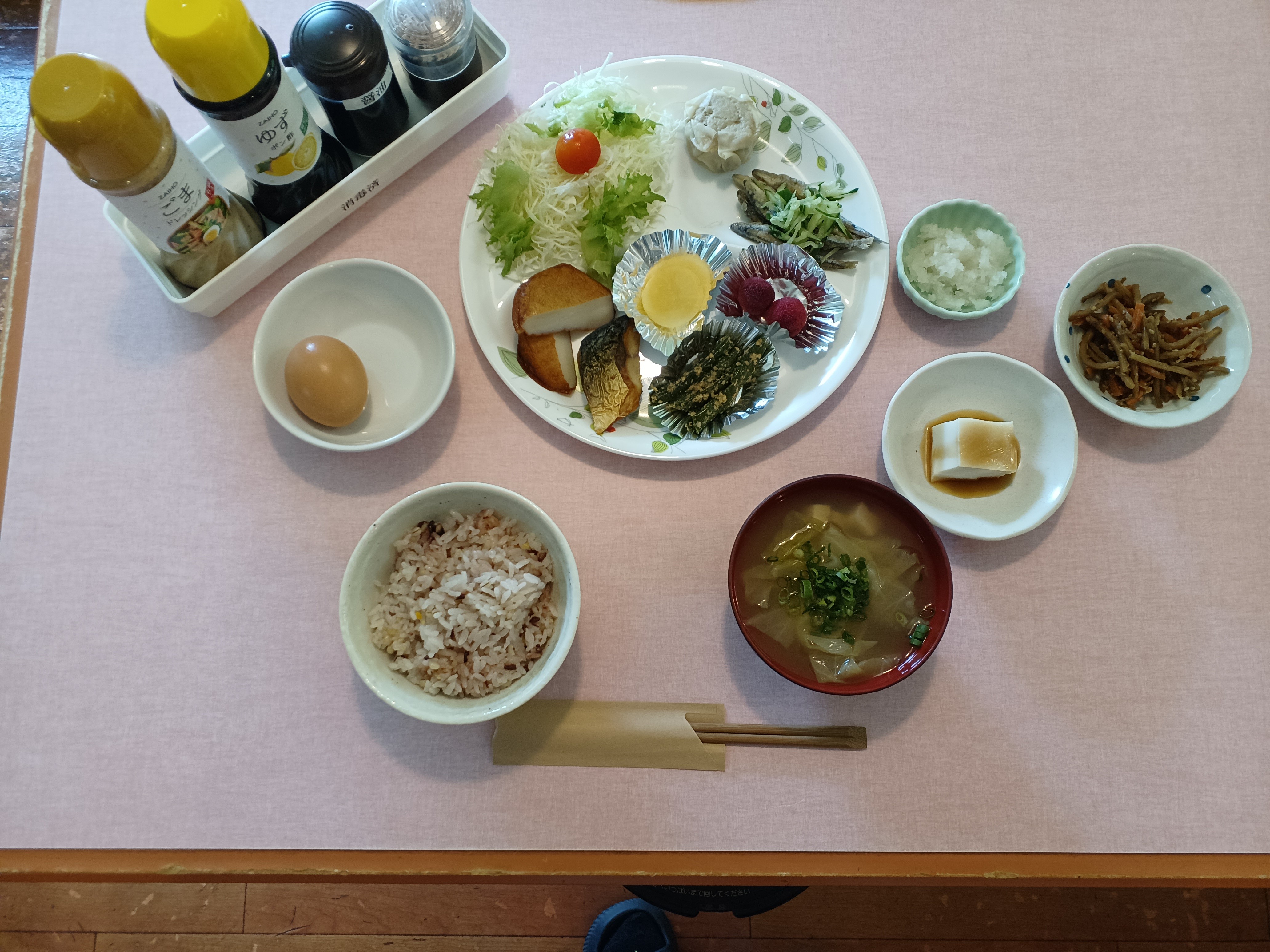 朝食プレート（雑穀）