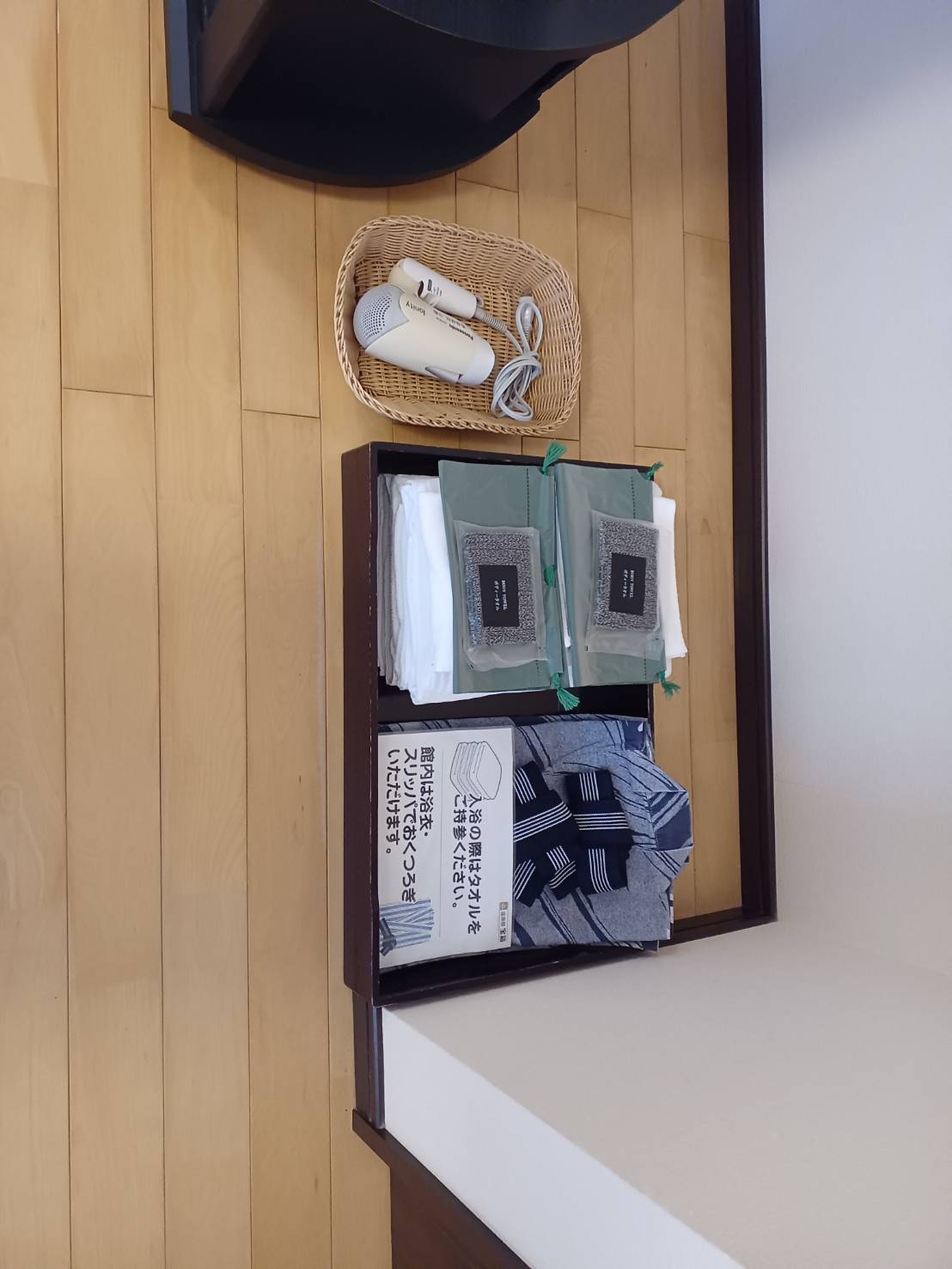 客室　浴衣（ボディタオル・巾着袋付き）