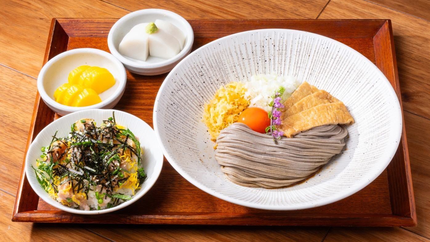 【朝食付き】そば・うどん・肉吸い　選べる3種類●六本木駅3番出口徒歩1分！